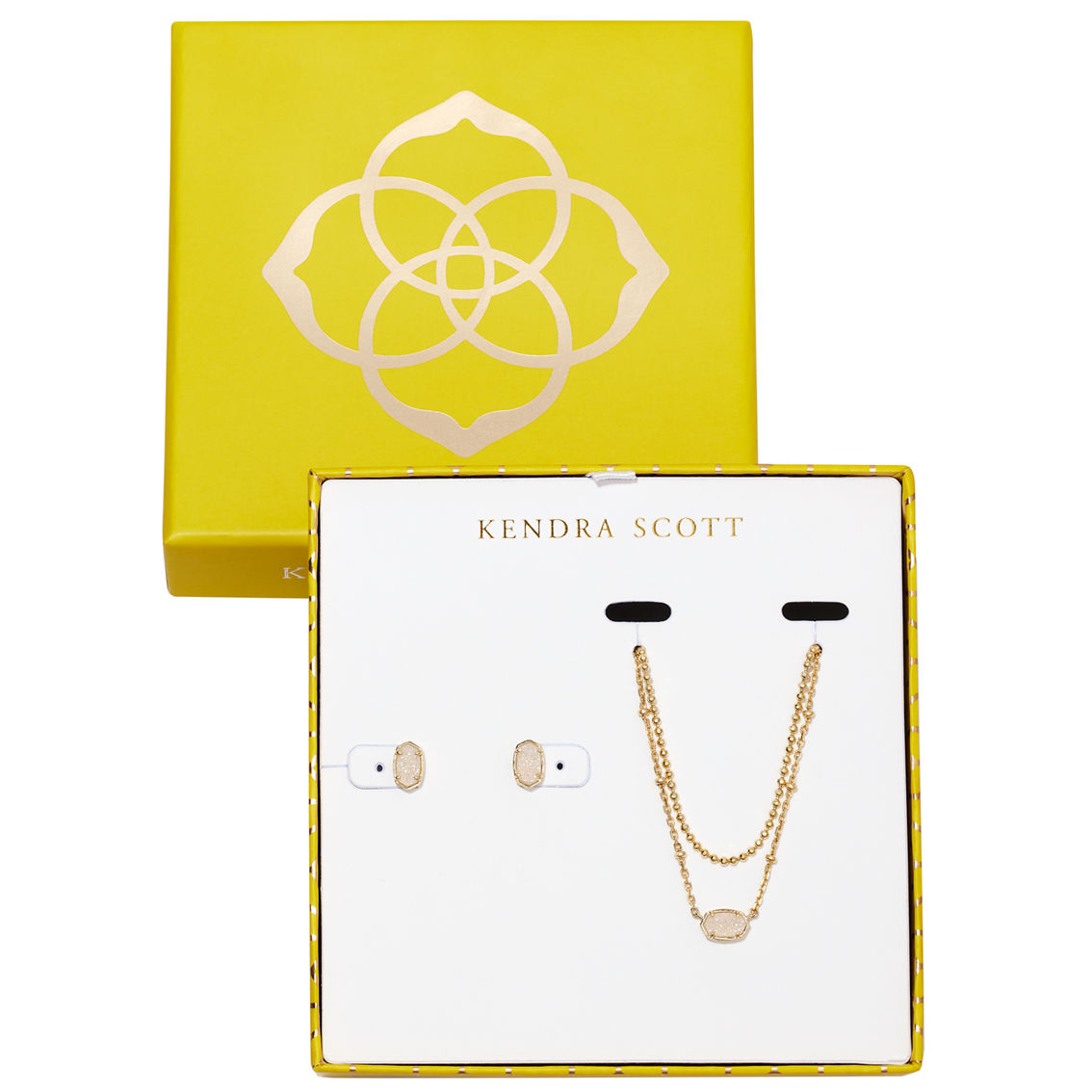 Kendra Scott Emilie Multi- Strand Necklace and Stud Earrings Gift Set - Image 4 of 4