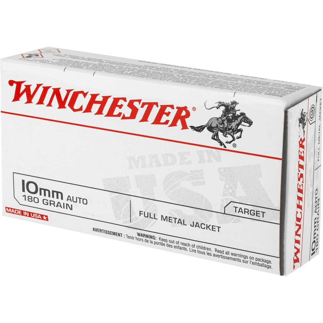 Winchester USA 10mm 180 Gr. Full Metal Jacket 50 Rnd - Image 4 of 4