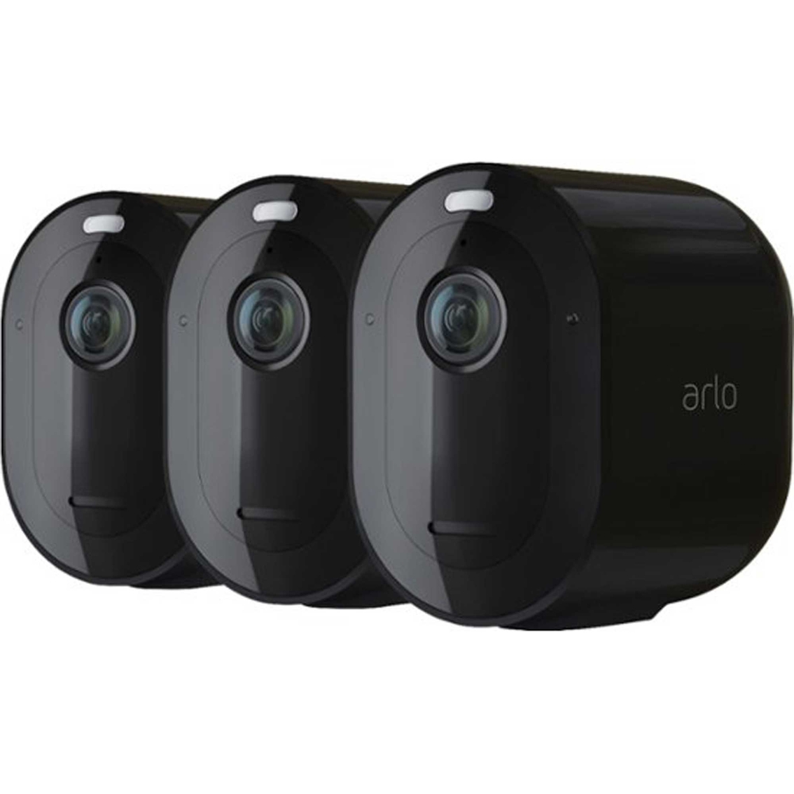 Arlo Pro 4 Spotlight Indoor/Outdoor 2K Wire Free Security Camera 3 pk.