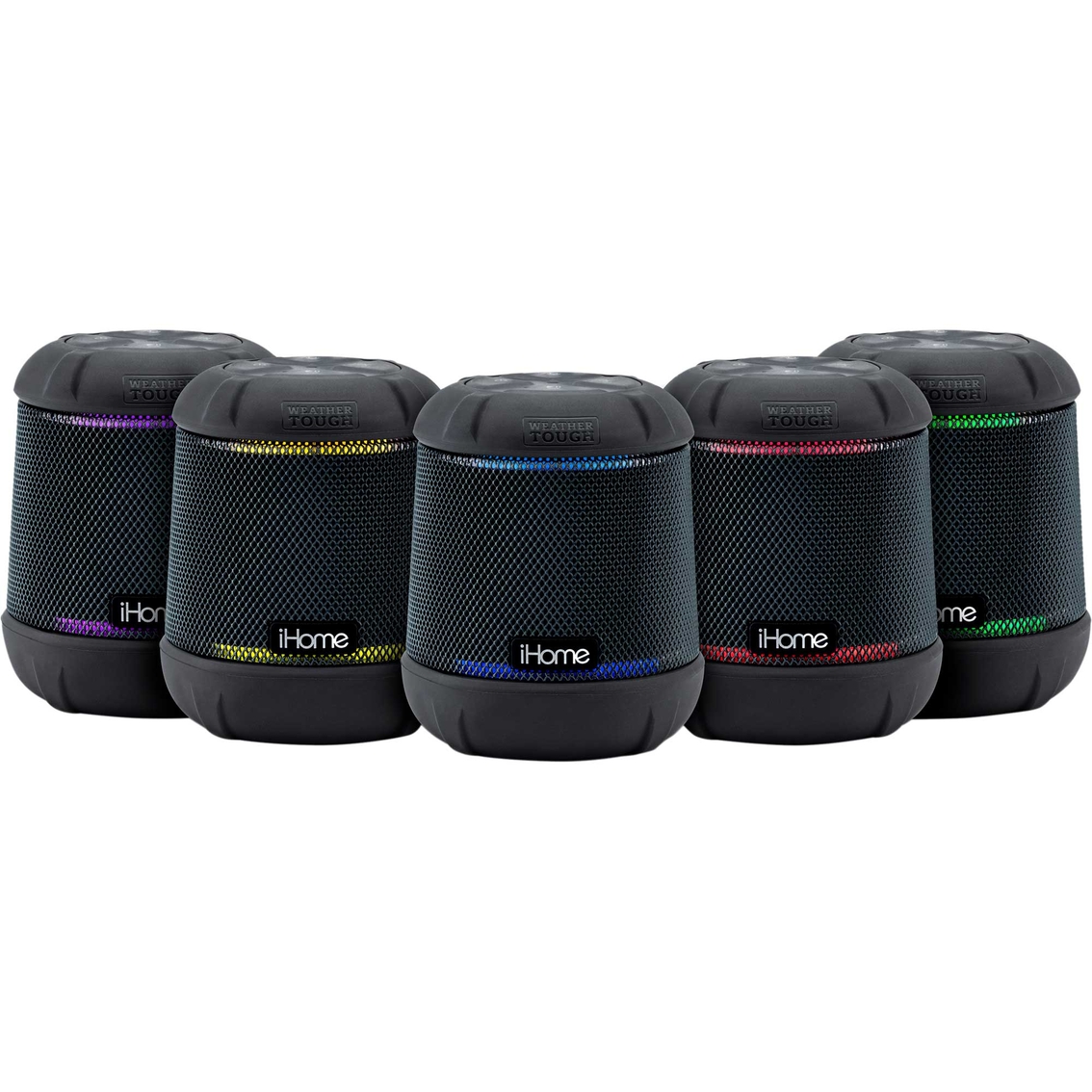 iHome PlayTough Waterproof, Shockproof Bluetooth Speaker with Accent Lighting - Image 9 of 10