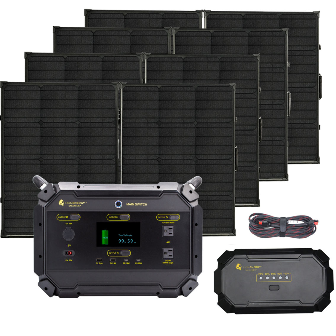 Lion Energy Safari ME Deluxe Emergency Generator Kit