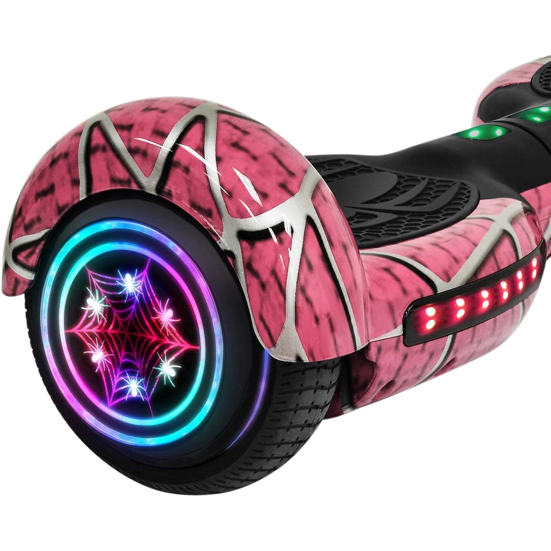 GlareWheel Pink Spider Built In Bluetooth Speaker Hoverboard - Image 6 of 6