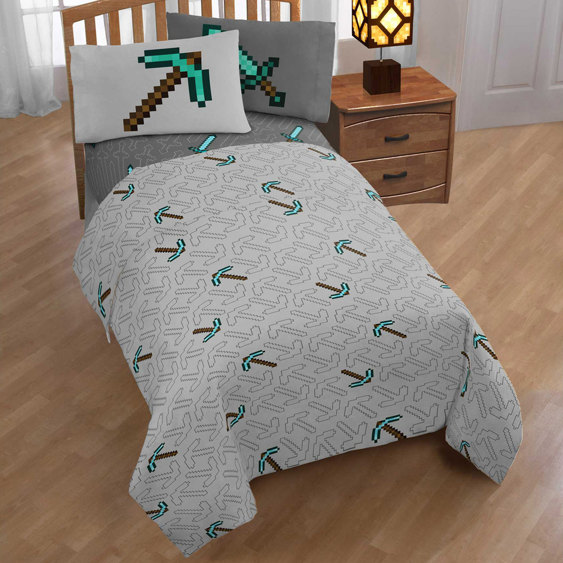 Minecraft Good Vs Bad Twin Sheet Set - Image 2 of 2