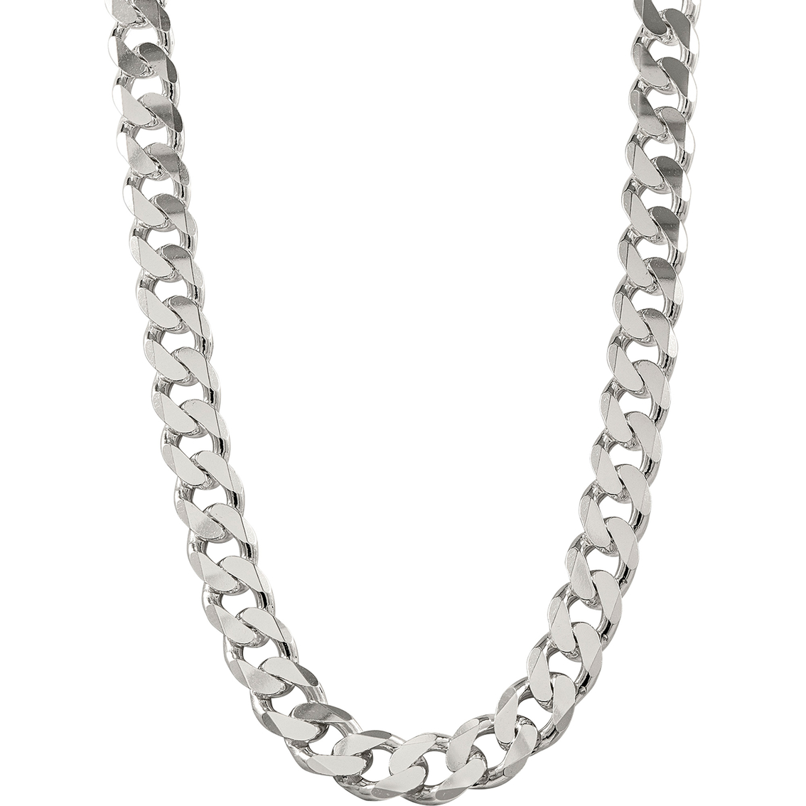 Sterling Silver 16.25mm Curb Chain Bracelet - Image 2 of 2