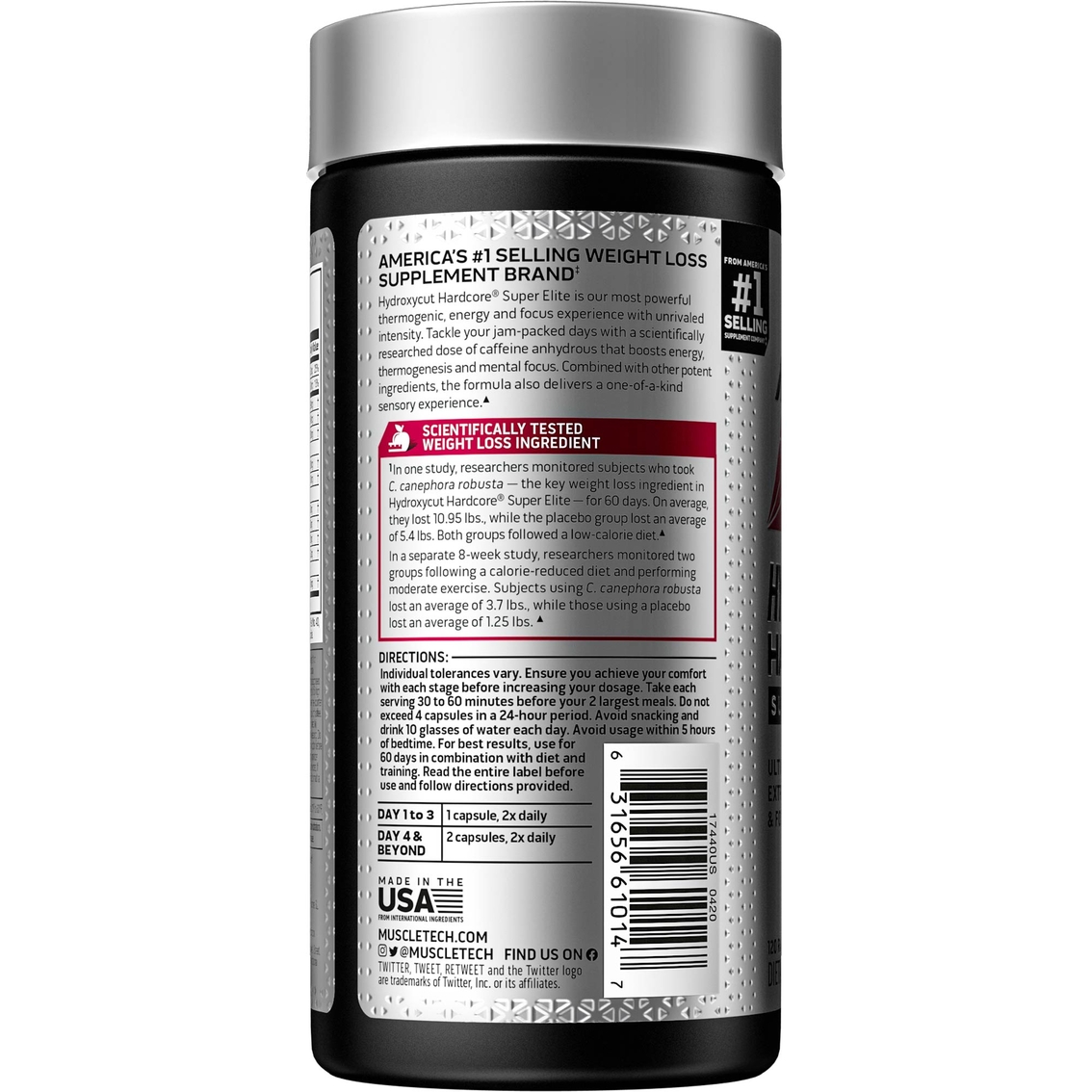 Muscletech Hydroxycut Hardcore Super Elite 120 ct. - Image 2 of 3