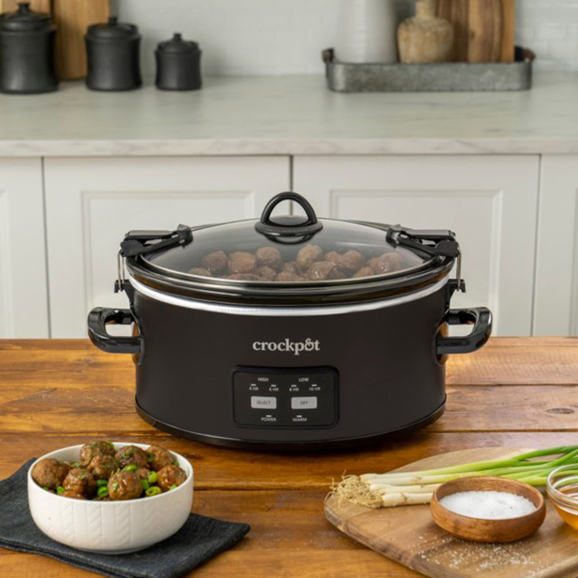 Crock-Pot 6 qt. Programmable Cook and Carry Stainless Steel Slow Cooker - Image 3 of 3
