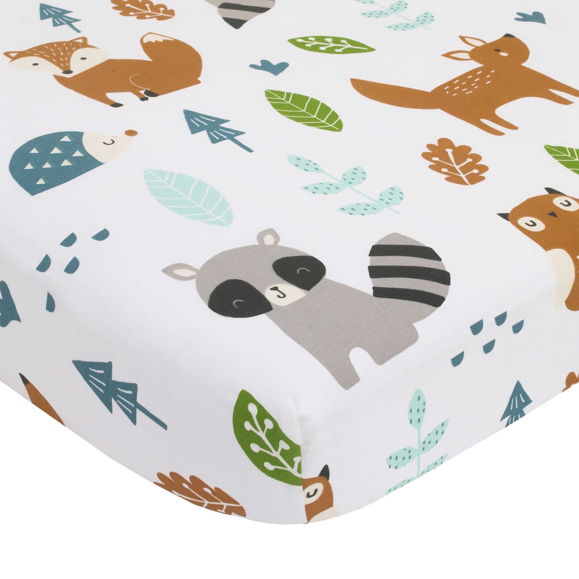 NoJo Dreamer Little Woodland Friends Nursery Crib Bed Set 8 pc. - Image 3 of 9