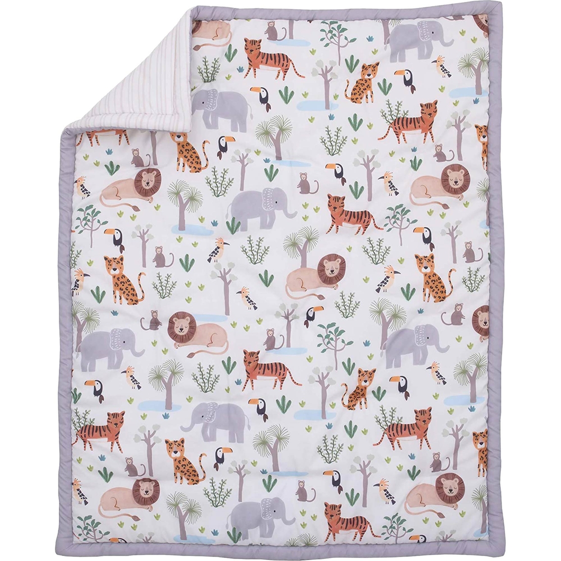 NoJo Growing Wild Crib 8 pc. Bedding Set - Image 3 of 10