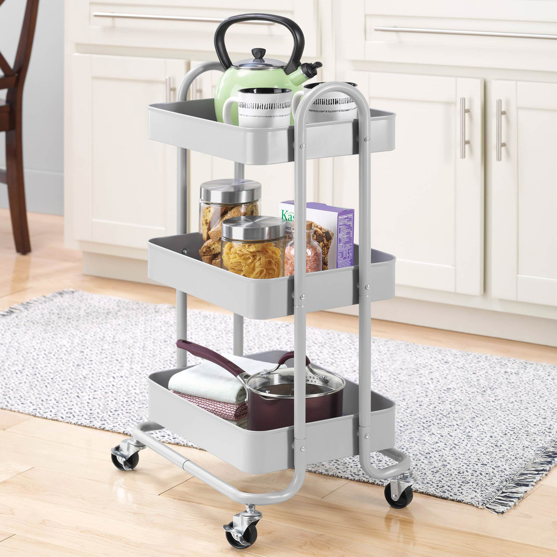 Whitmor 3 Tier Metal Cart - Image 3 of 4