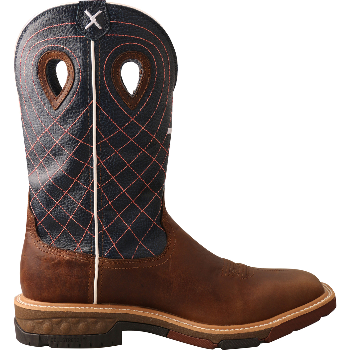 Twisted X Men's 12 in. Alloy Toe Western Work Boots with CellStretch - Image 2 of 6