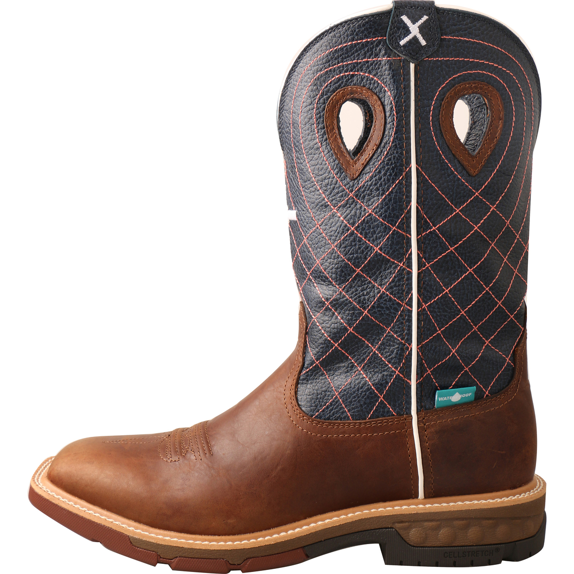 Twisted X Men's 12 in. Alloy Toe Western Work Boots with CellStretch - Image 3 of 6