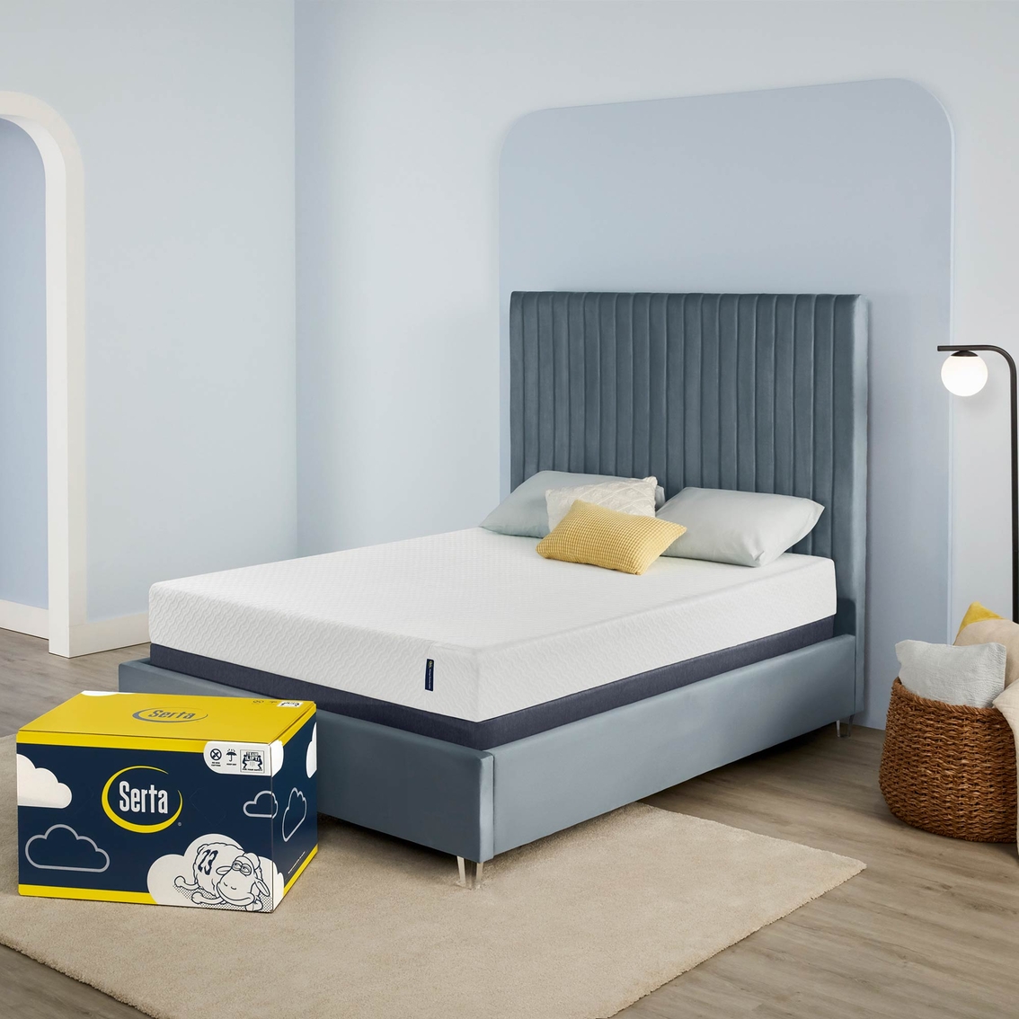 Serta Sheer Slumber 8 in. Gel Memory Foam Medium Firm Mattress in a Box - Image 5 of 5