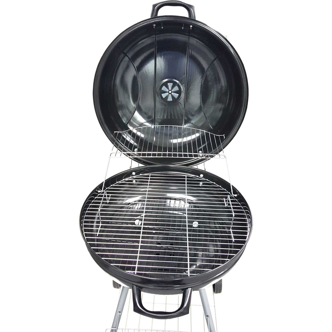 GrillSmith Pioneer 22.5 in. Charcoal Grill with Hinged Lid - Image 5 of 6