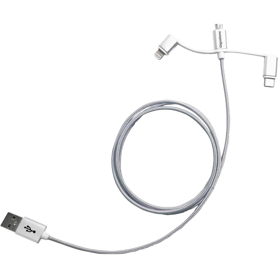 Gigastone 3 in 1 Micro USB, Type C and Lightning) MFI Cable - Image 2 of 3