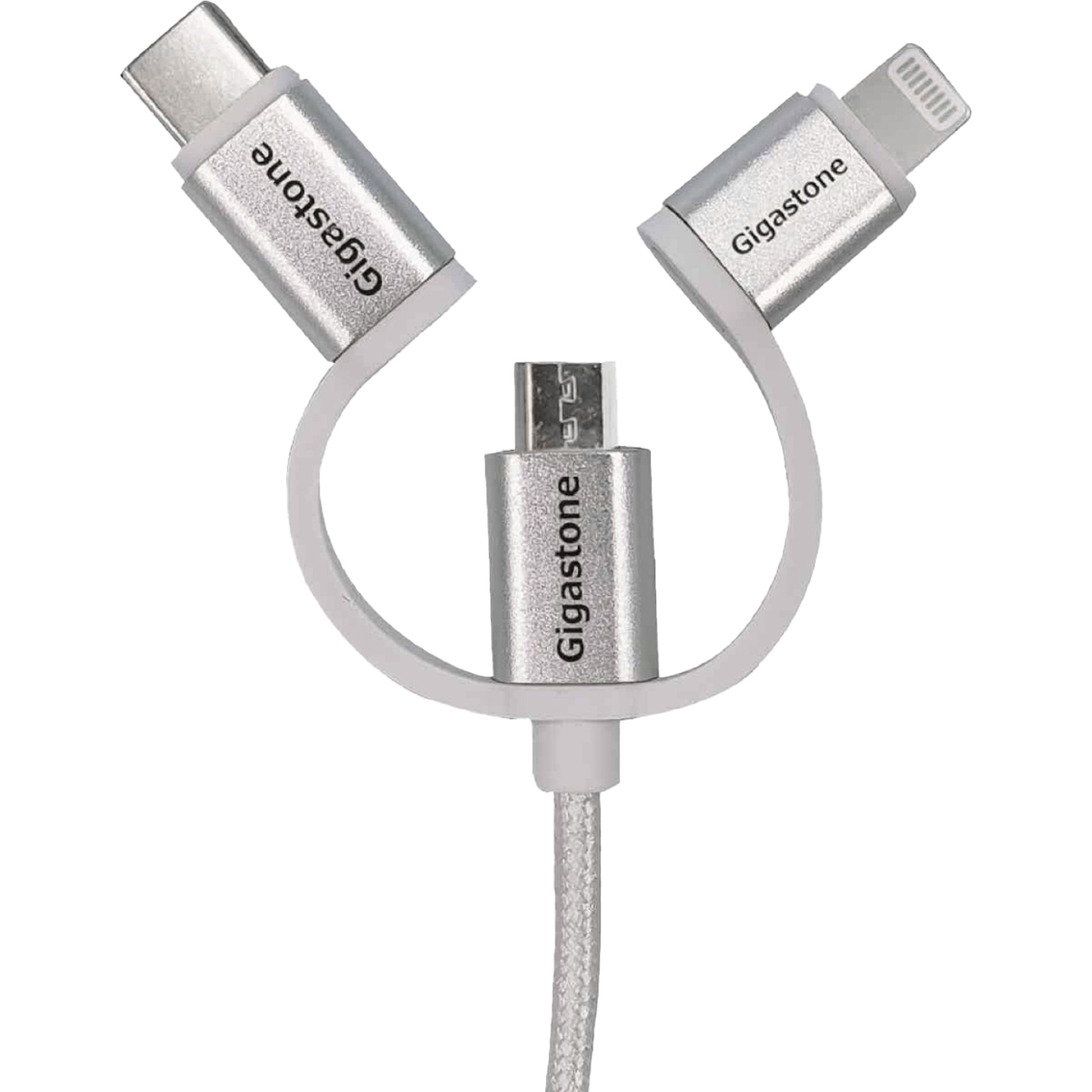 Gigastone 3 in 1 Micro USB, Type C and Lightning) MFI Cable - Image 3 of 3