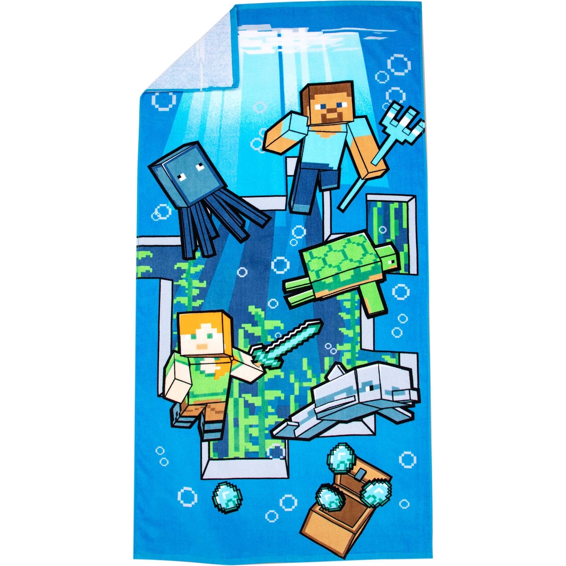 Minecraft Beach Towel - Image 2 of 2