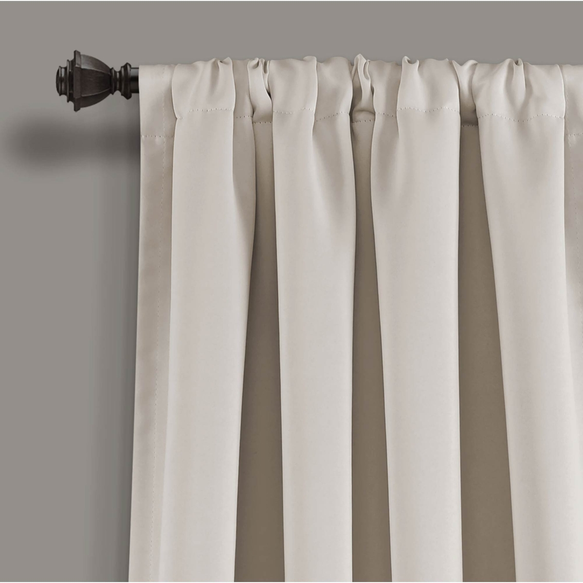 Lush Décor Insulated Rod Pocket Blackout Window Curtain Panels Set 52 x 108 - Image 2 of 4