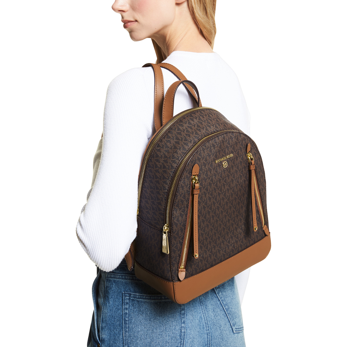 Michael Kors Brooklyn Medium Backpack - Image 4 of 4
