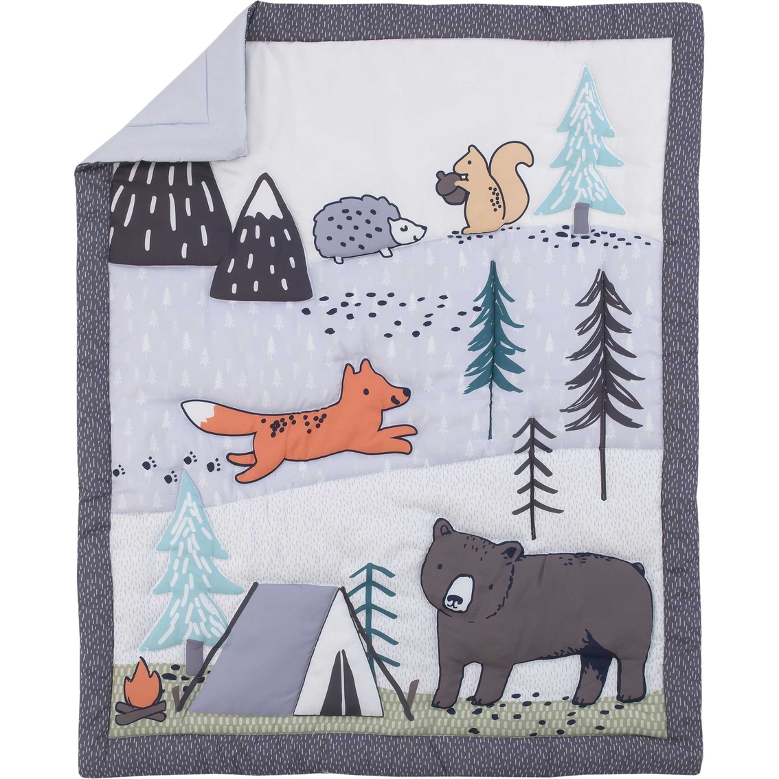 Carter's Woodland Friends 3 pc. Nursery Crib Bedding Set - Image 2 of 7