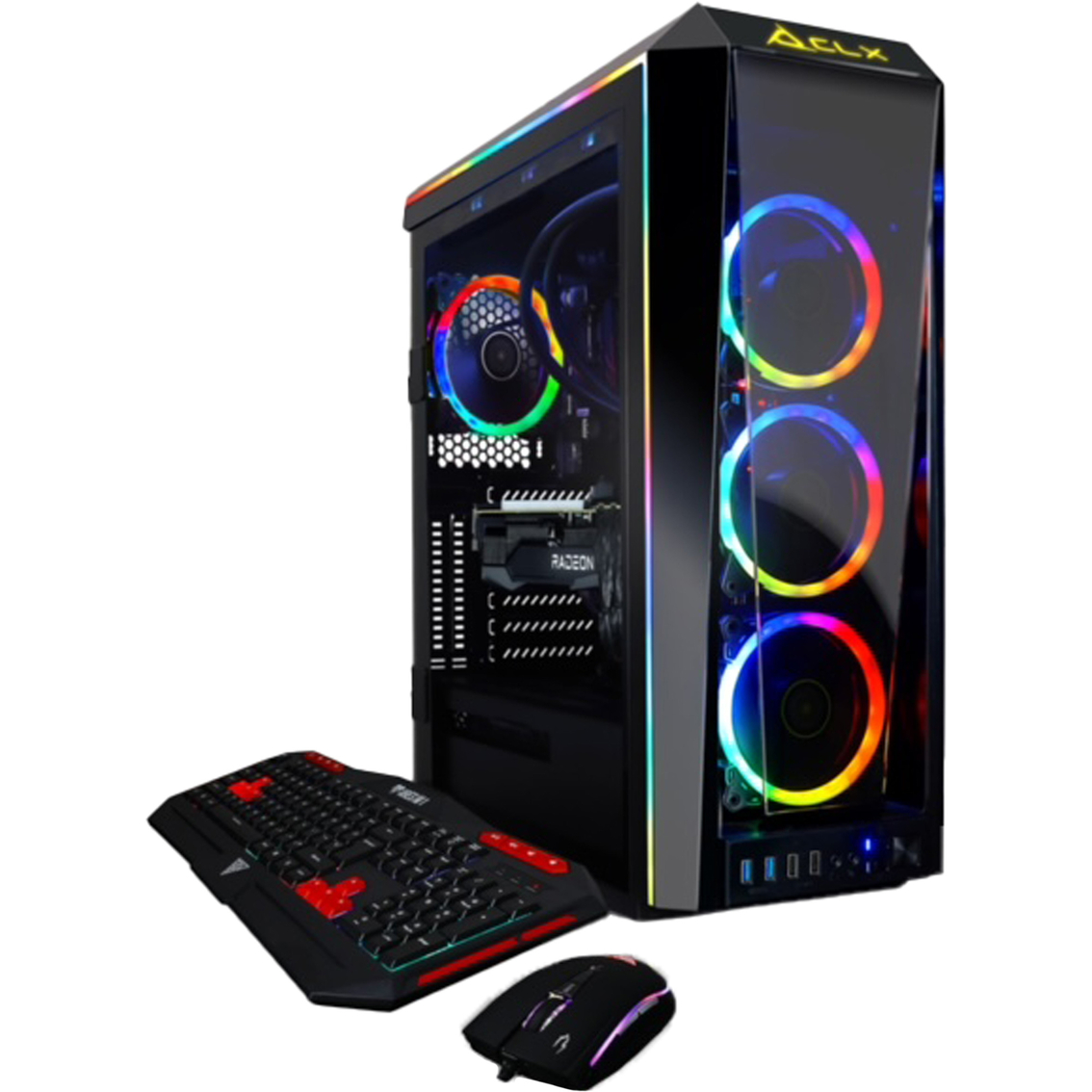 CLX Set AMD Ryzen 9 3.7GHz 64GB RAM Radeon RX 6900 XT 1TB SSD + 6TB HDD Gaming PC - Image 5 of 6