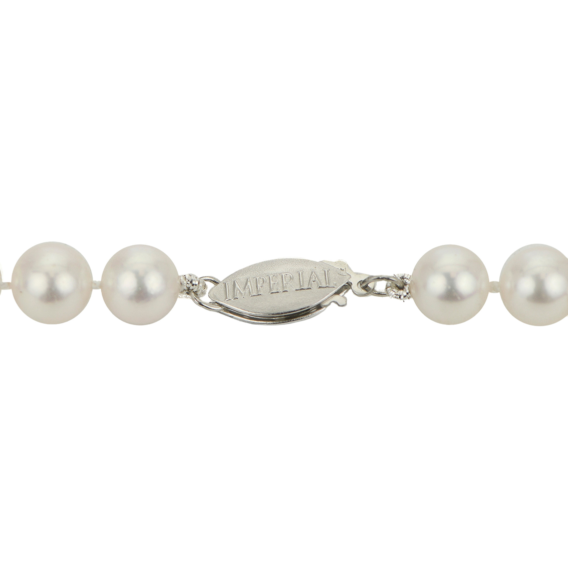 Imperial Deltah 18 in. 7-7.5mm AA Akoya Cultured Pearl Necklace - Image 2 of 2