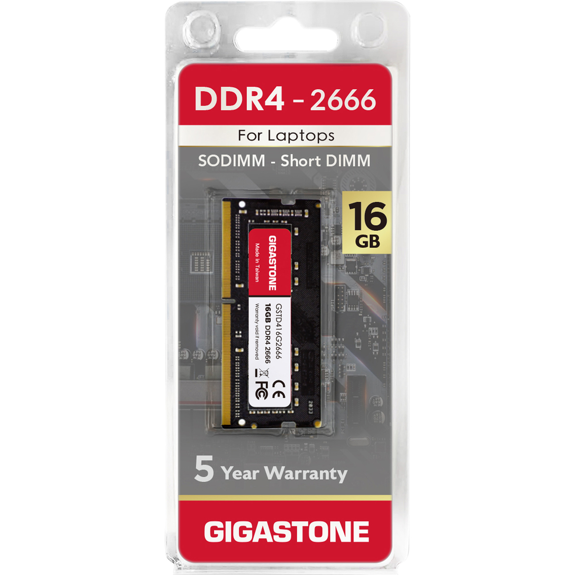 Dane-Elec Gigastone DDR4 16GB 2666MHz SODIMM - Image 1 of 2