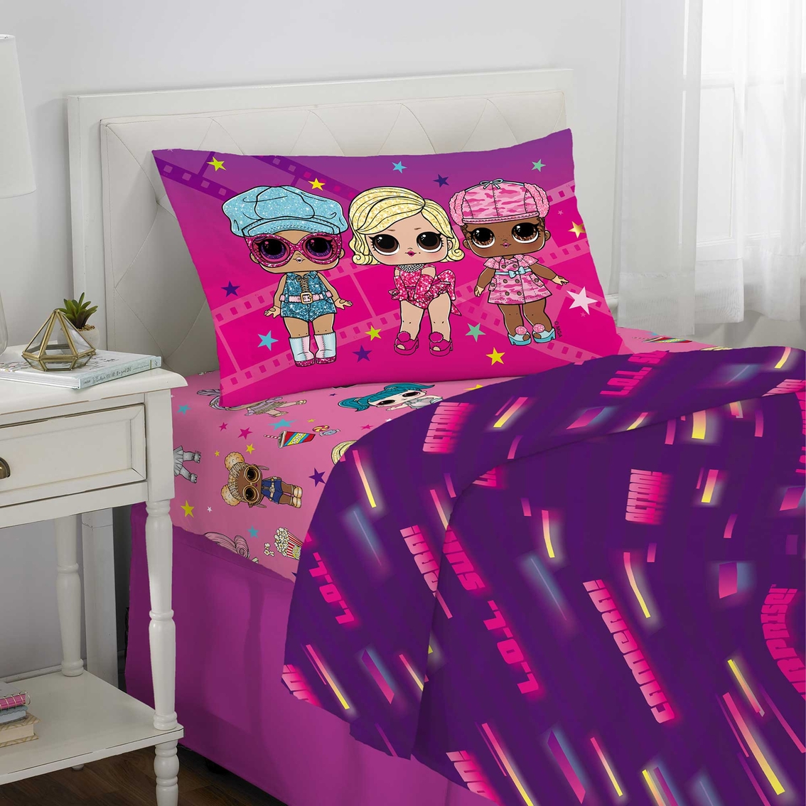 MGA Entertainment LOL Surprise Movie Star Twin Sheet Set - Image 2 of 2