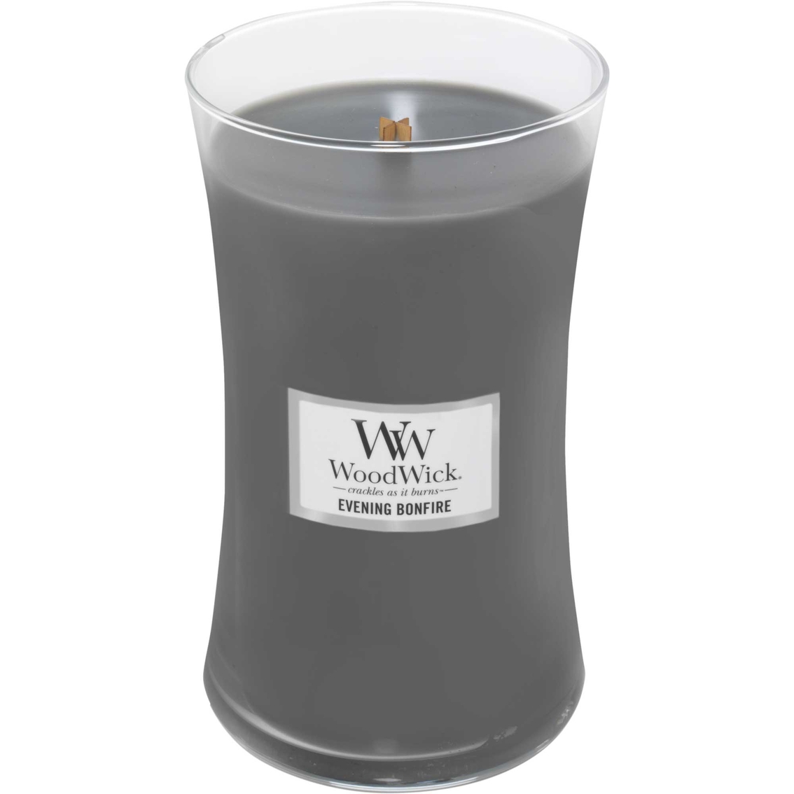 WoodWick Evening Bonfire Large Hourglass Candle - Image 2 of 2