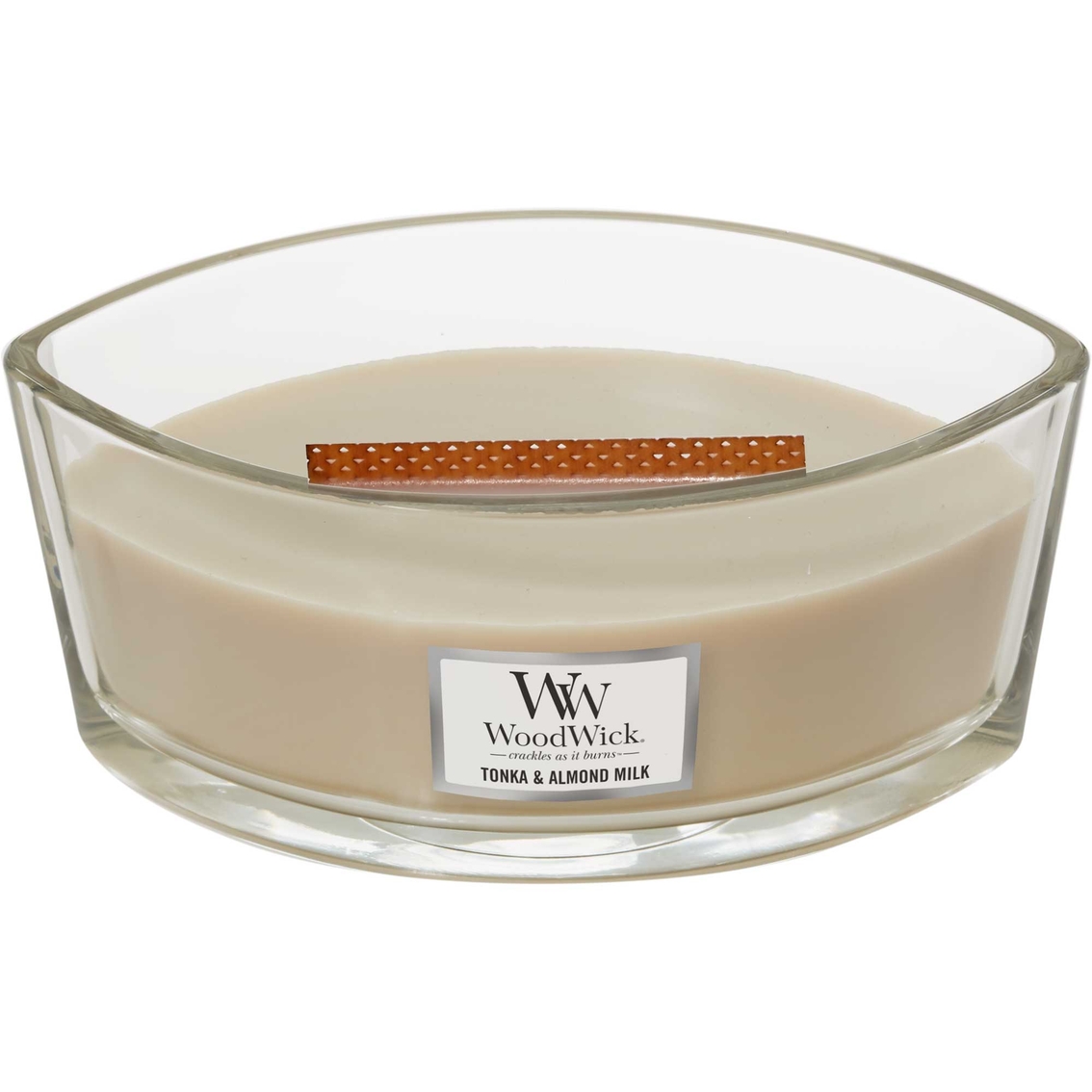 WoodWick Tonka and Almond Milk Ellipse Candle - Image 2 of 2