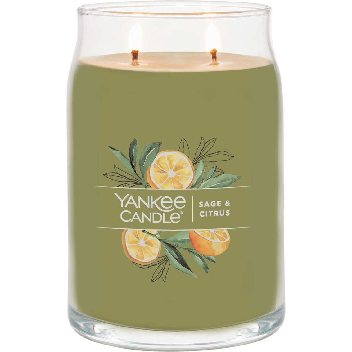 Yankee Candle Sage and Citrus Signature Large Jar Candle - Image 2 of 2