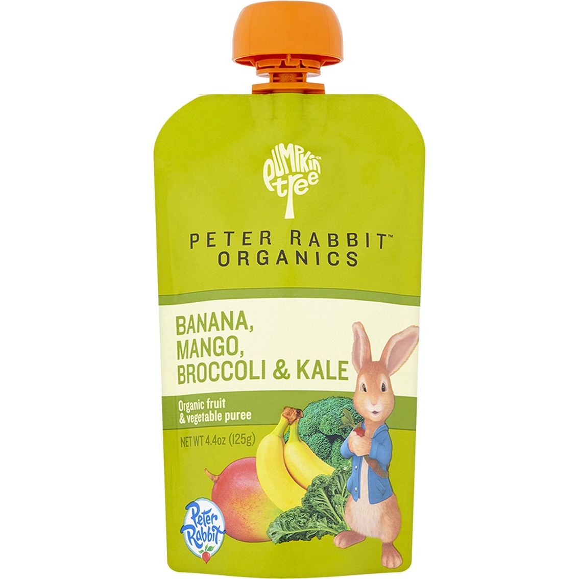 Peter Rabbit Organics Banana, Mango, Broccoli & Kale Fruit Snack Pouch 4.4 oz.