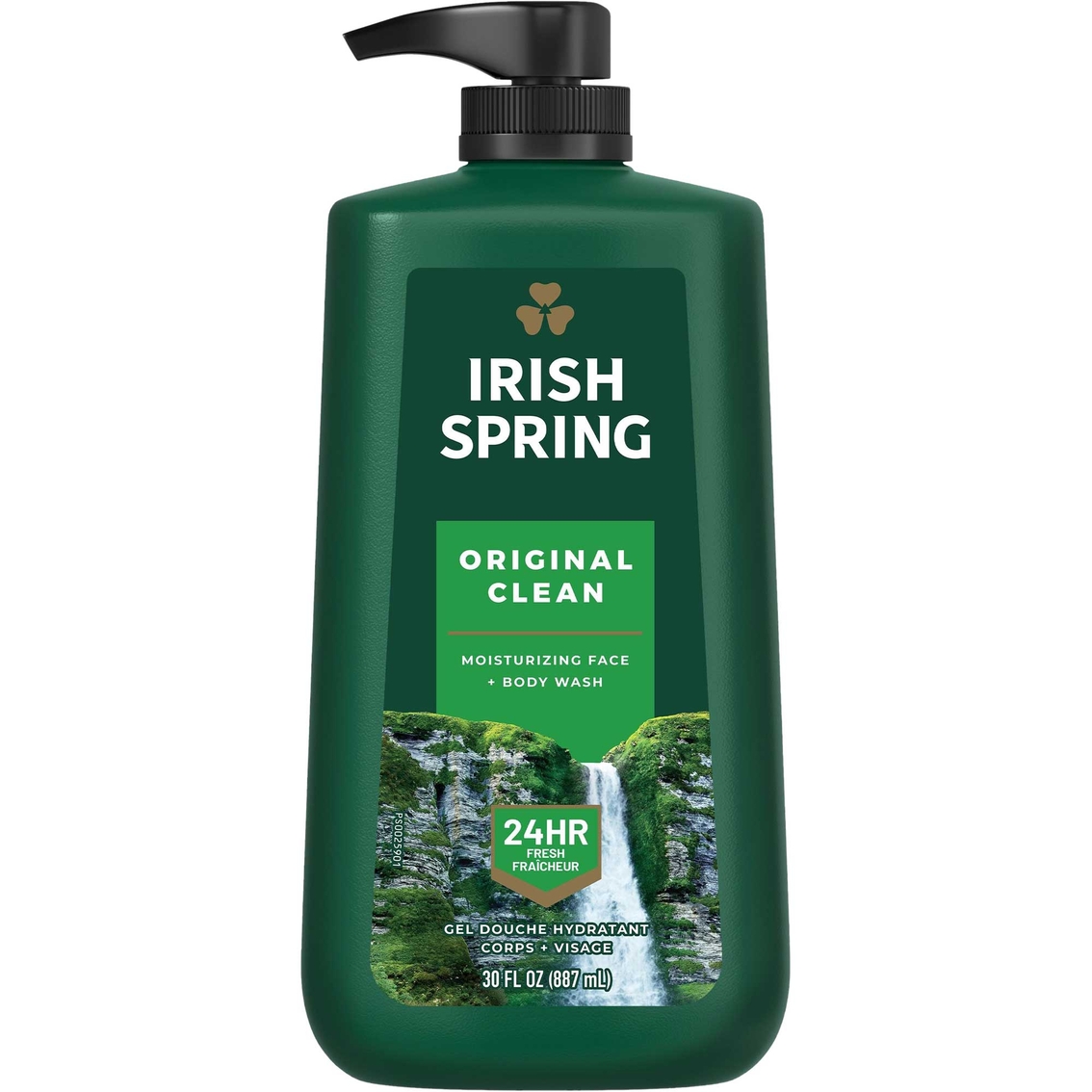 Irish Spring Original Moisturizing Face and Body Wash Pump 30 oz.