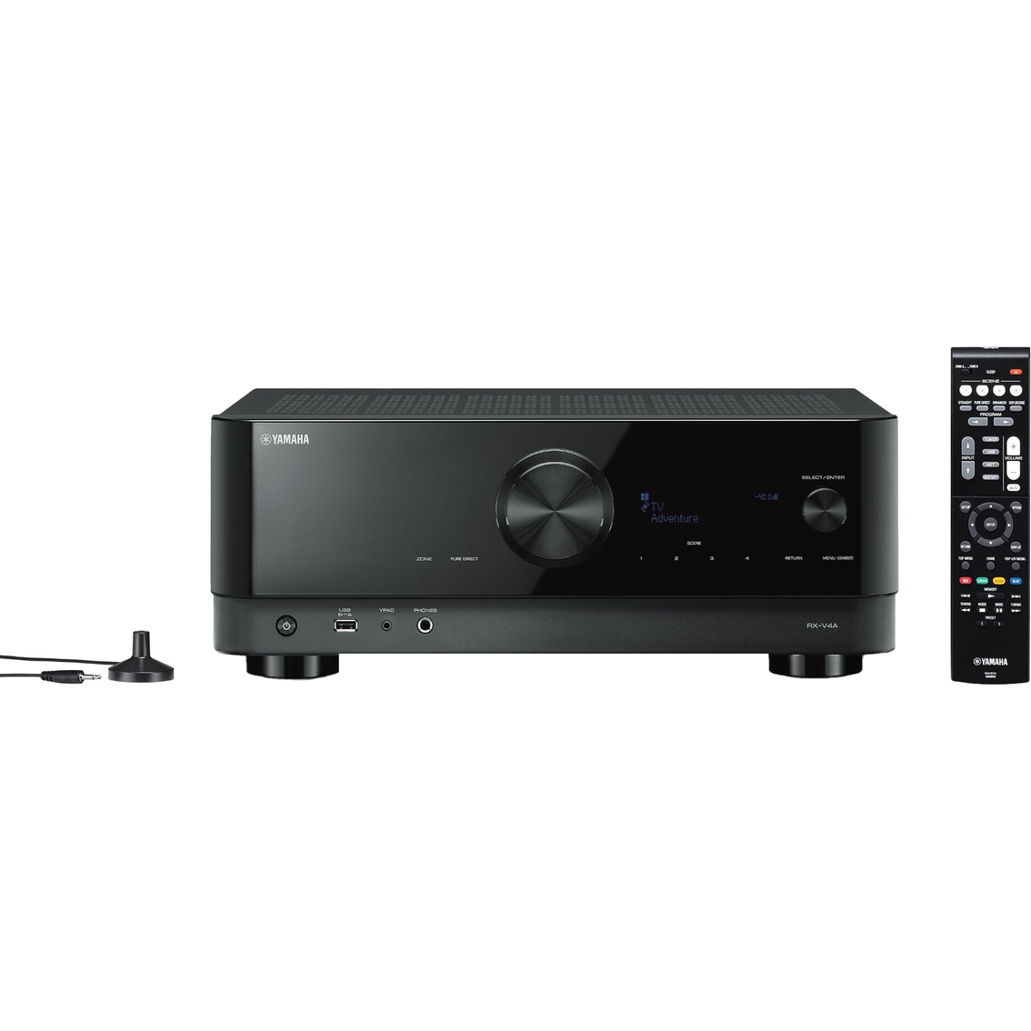 Yamaha RX-V4A 5.2-Channel AV Receiver with 8K HDMI and MusicCast - Image 1 of 4