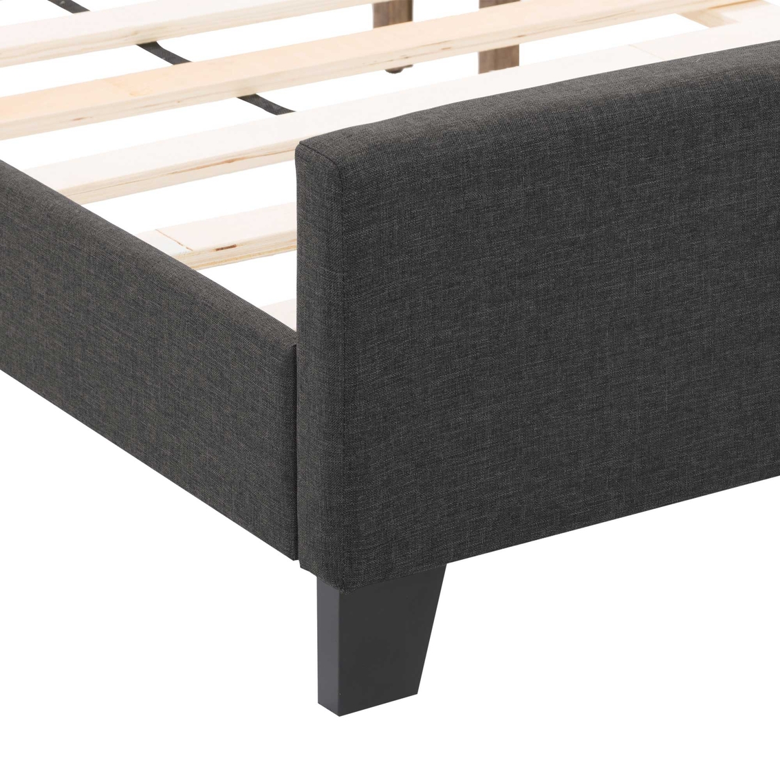 CorLiving Juniper Fabric Upholstered Bed - Image 4 of 8