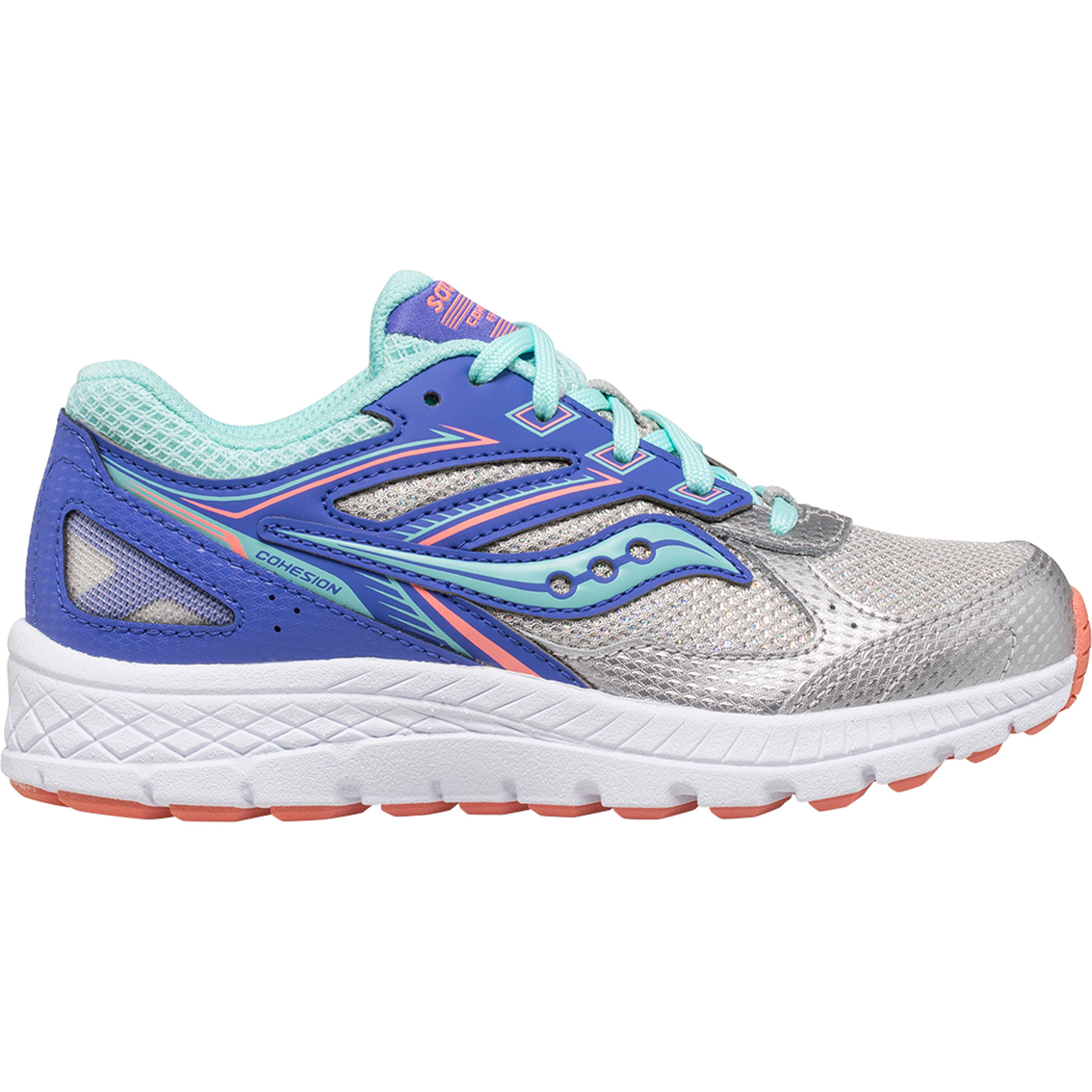 Saucony Grade School Girls Cohesion 14 LTT Sneakers - Image 2 of 5