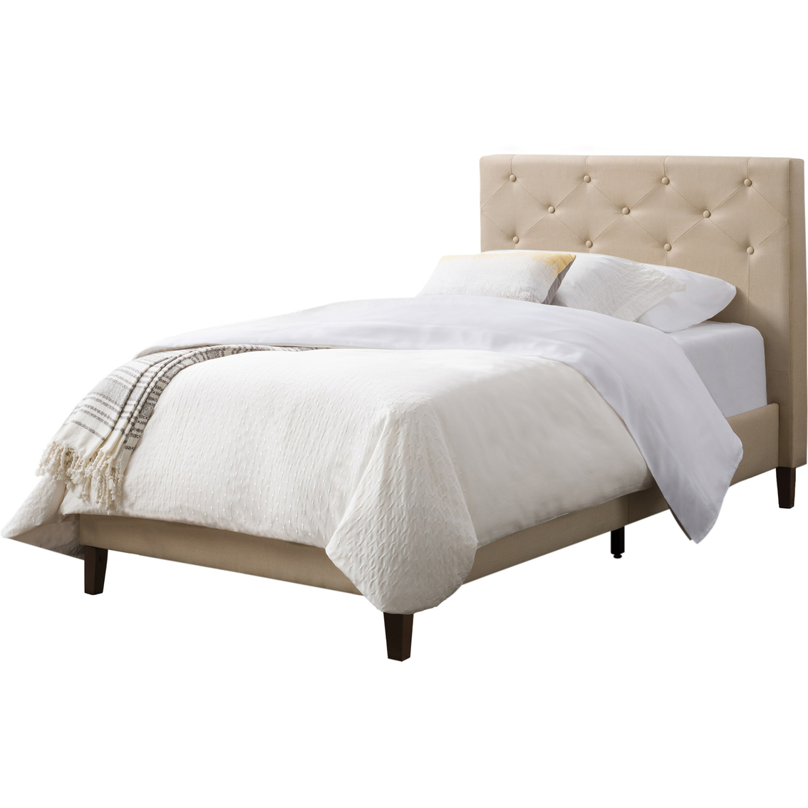 CorLiving Nova Ridge Tufted Upholstered Bed - Image 6 of 10