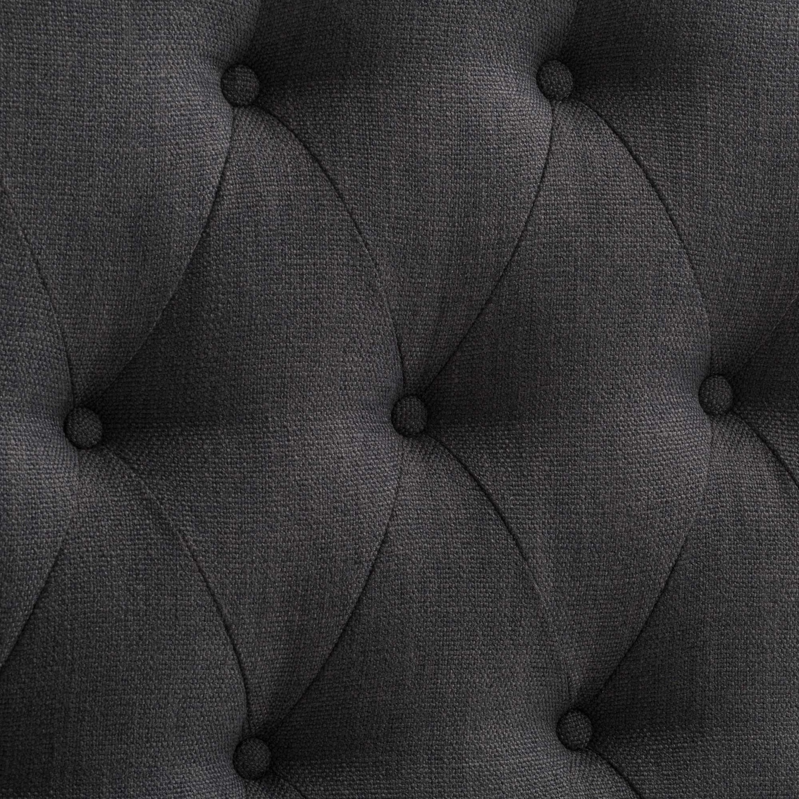 CorLiving Calera Dark Gray Tufted Fabric Headboard - Image 10 of 10