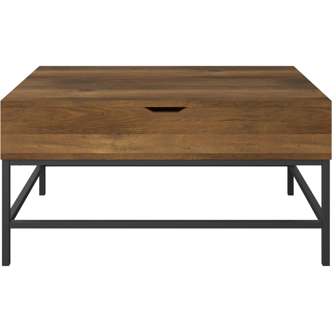 CorLiving Fort Worth Brown Wood Grain Finish Lift Top Coffee Table - Image 4 of 9