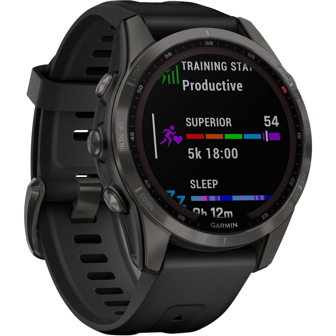 Garmin Men's / Women's Fenix 7S Sapphire Solar Multisport GPS Smartwatch - Image 3 of 10