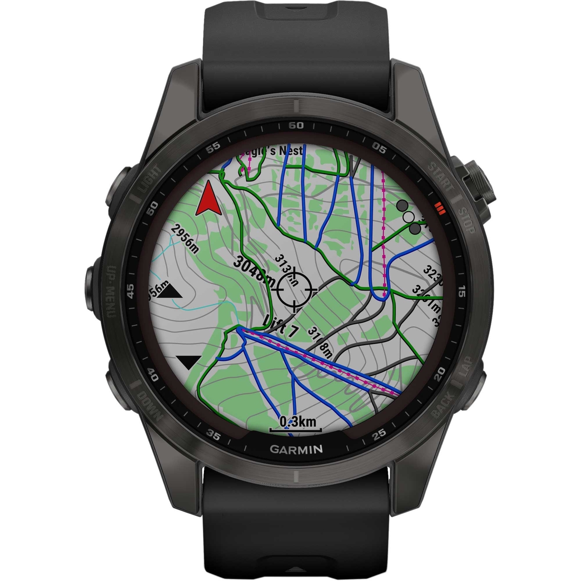Garmin Men's / Women's Fenix 7S Sapphire Solar Multisport GPS Smartwatch - Image 4 of 10