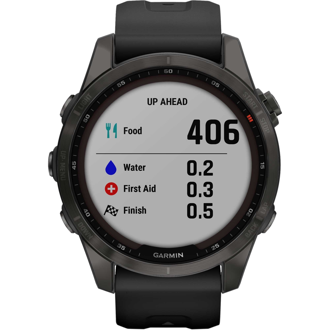 Garmin Men's / Women's Fenix 7S Sapphire Solar Multisport GPS Smartwatch - Image 8 of 10
