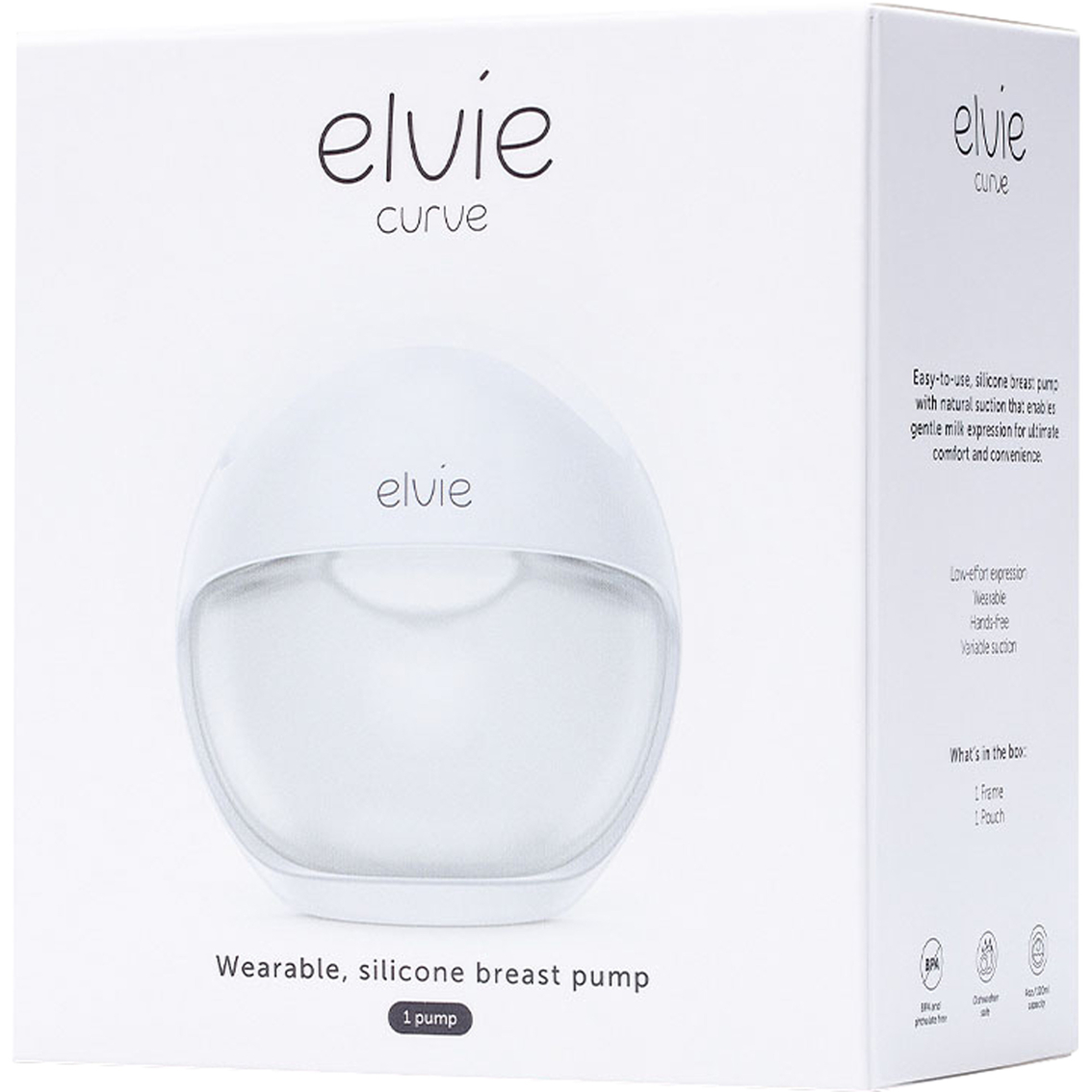 Elvie Curve Manual Breast Pump - Image 1 of 8