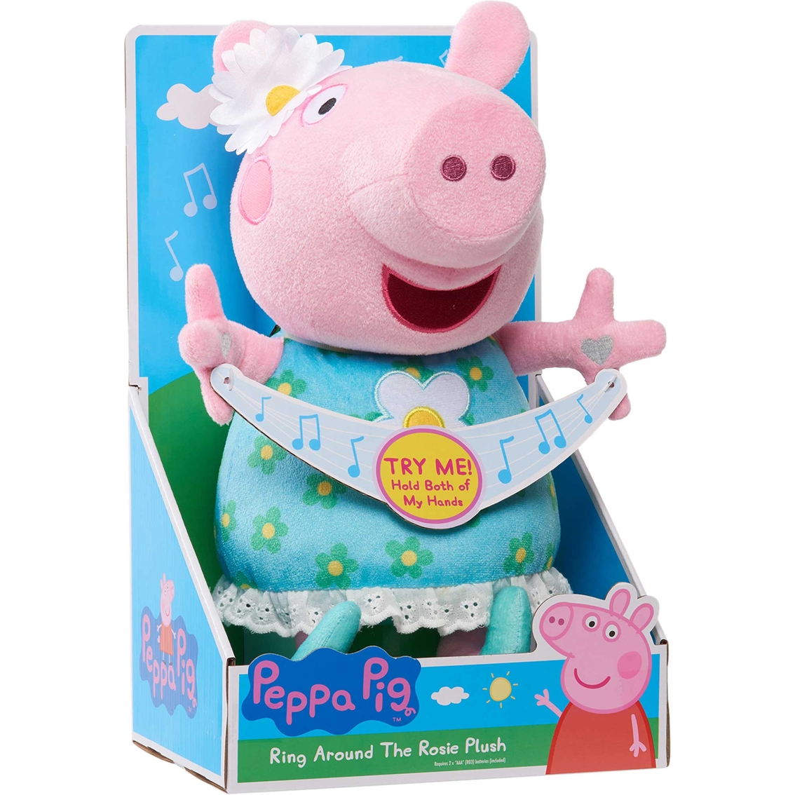 Just Play Peppa Pig Ring Around the Rosie Peppa Stuffed Animal Toy