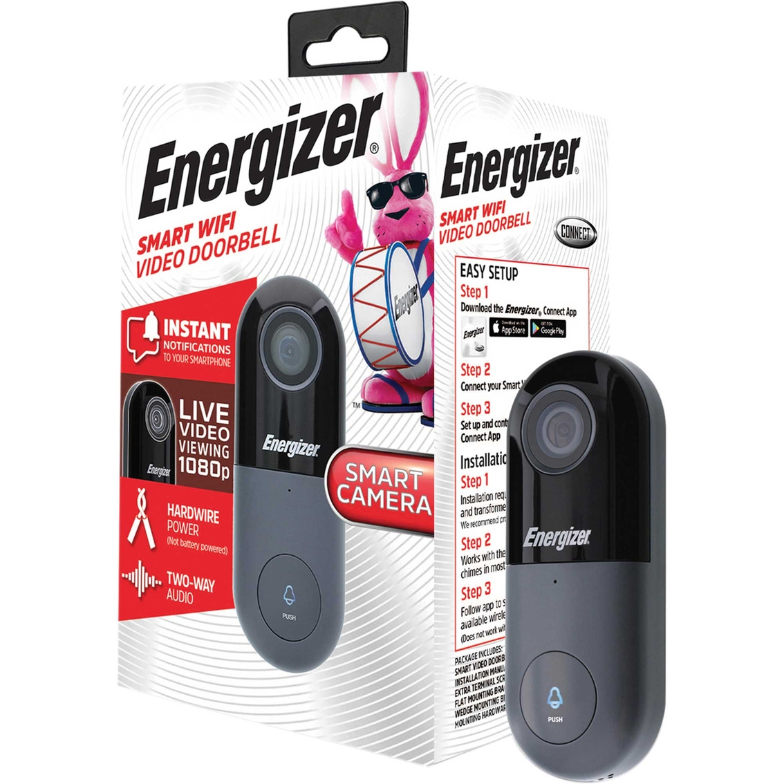 Energizer Smart 1080p Video Doorbell - Image 4 of 8
