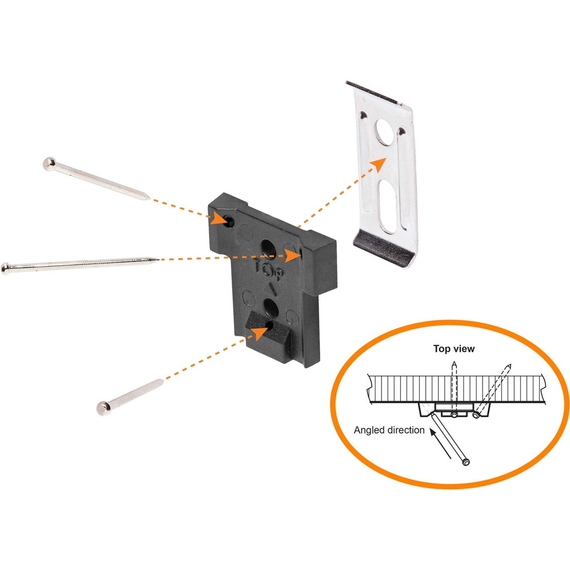 Kenney Fast Fit Easy Install Macie 4 pc. Bath Hardware Set - Image 2 of 8