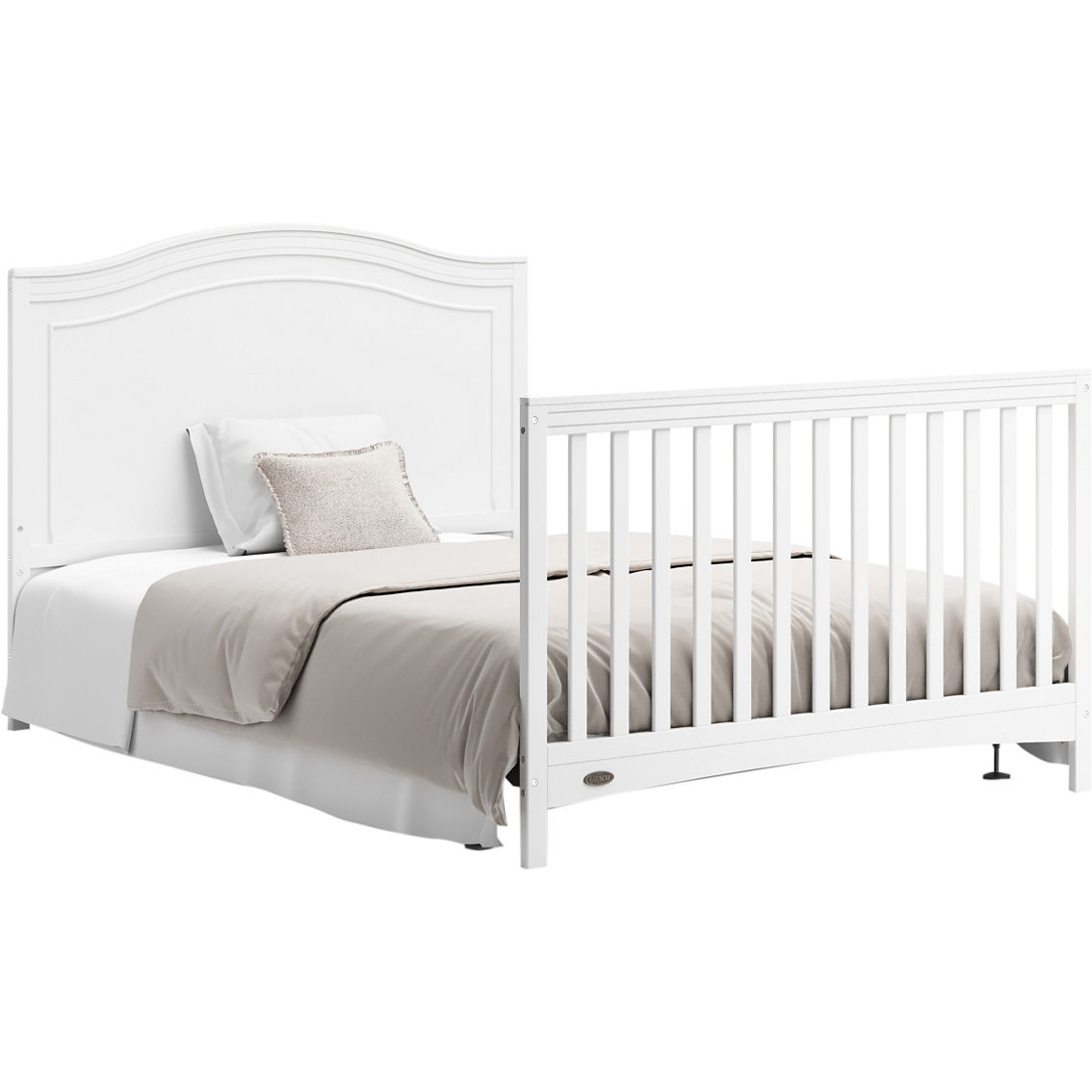 Graco Paris 4-in-1 Convertible Crib - White - Image 6 of 7