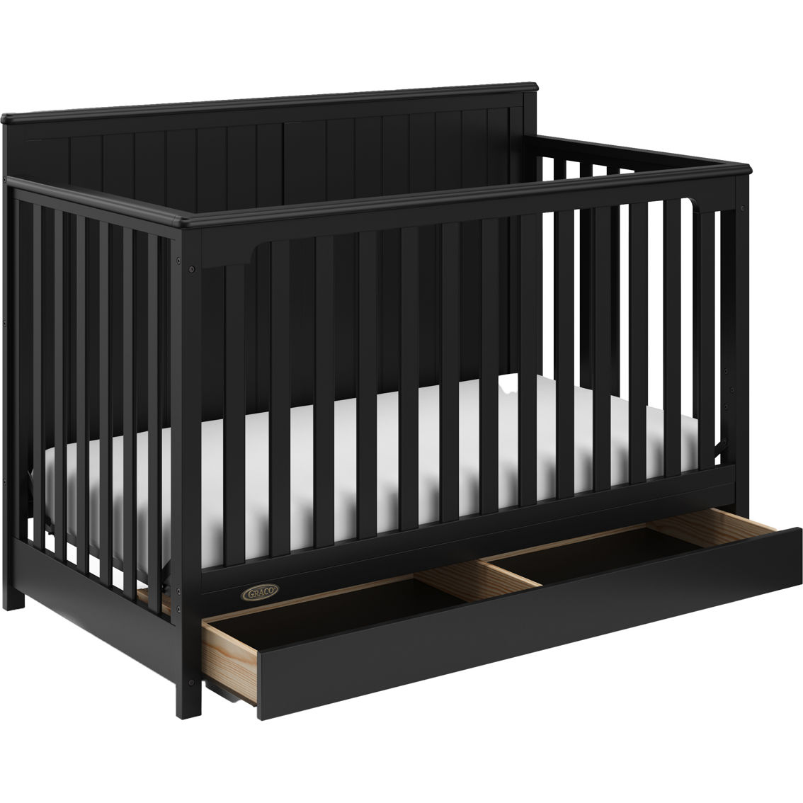 Graco Hadley 4-in-1 Convertible Crib with Drawer - Image 3 of 9