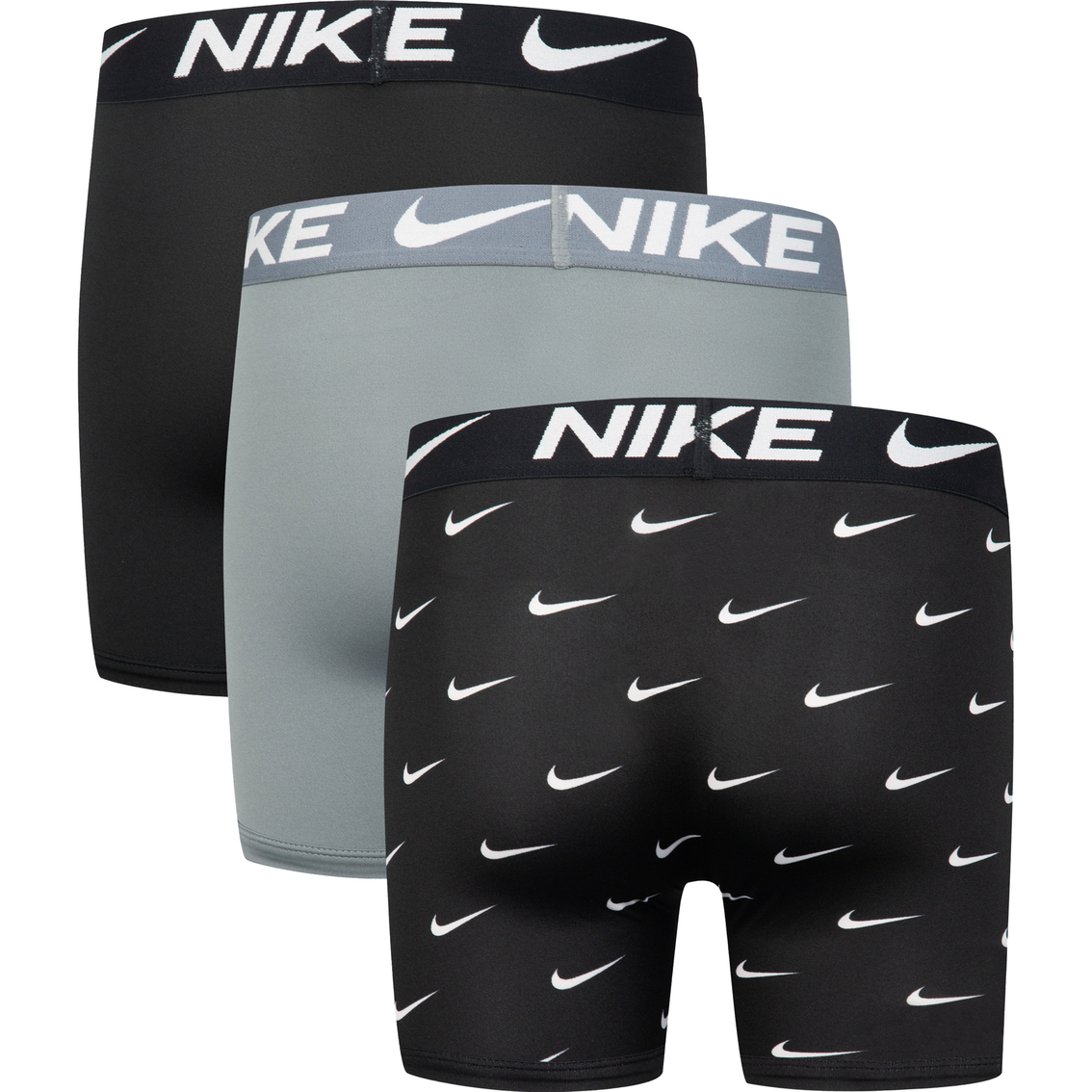 Nike Boys Essential Micro Print Dri FIT Boxer Briefs 3 pk. - Image 2 of 4