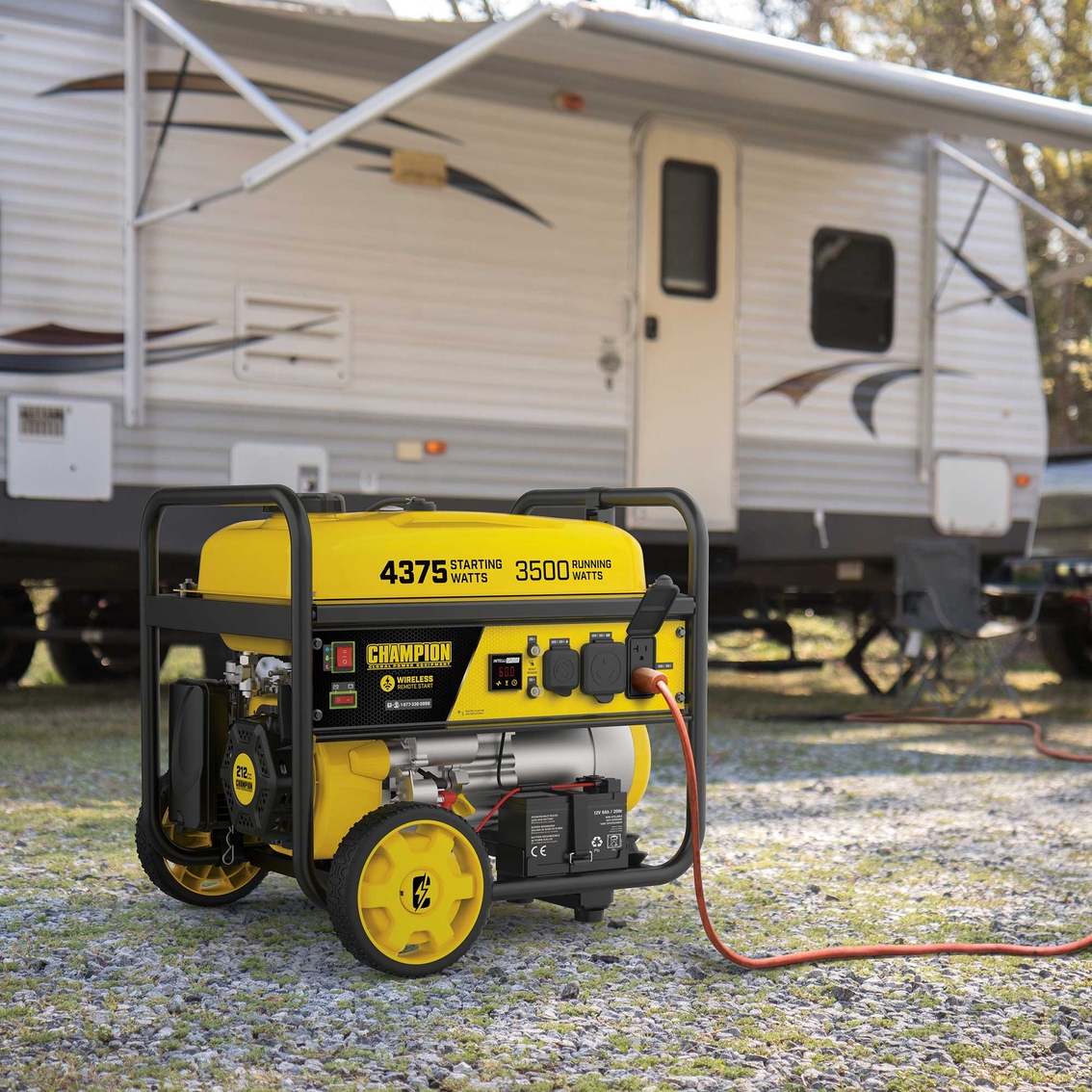 Champion 3500W RV Ready Portable Generator with Wireless Remote Start - Image 6 of 8