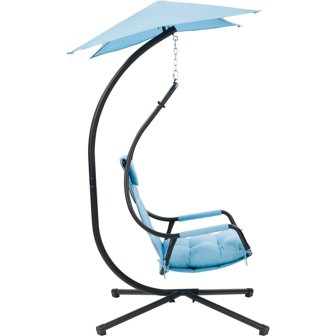 CorLiving Kinsley Chaise Lounge Chair with Canopy - Image 4 of 9